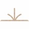 Ekena Millwork Richland Smooth Timber Gable Bracket, Douglas Fir, 84"W x 38"H x 1 1/2"D x 3 1/2"F, 11/12 Pitch GBW084X38X0204RIC00SDF - alternate 1